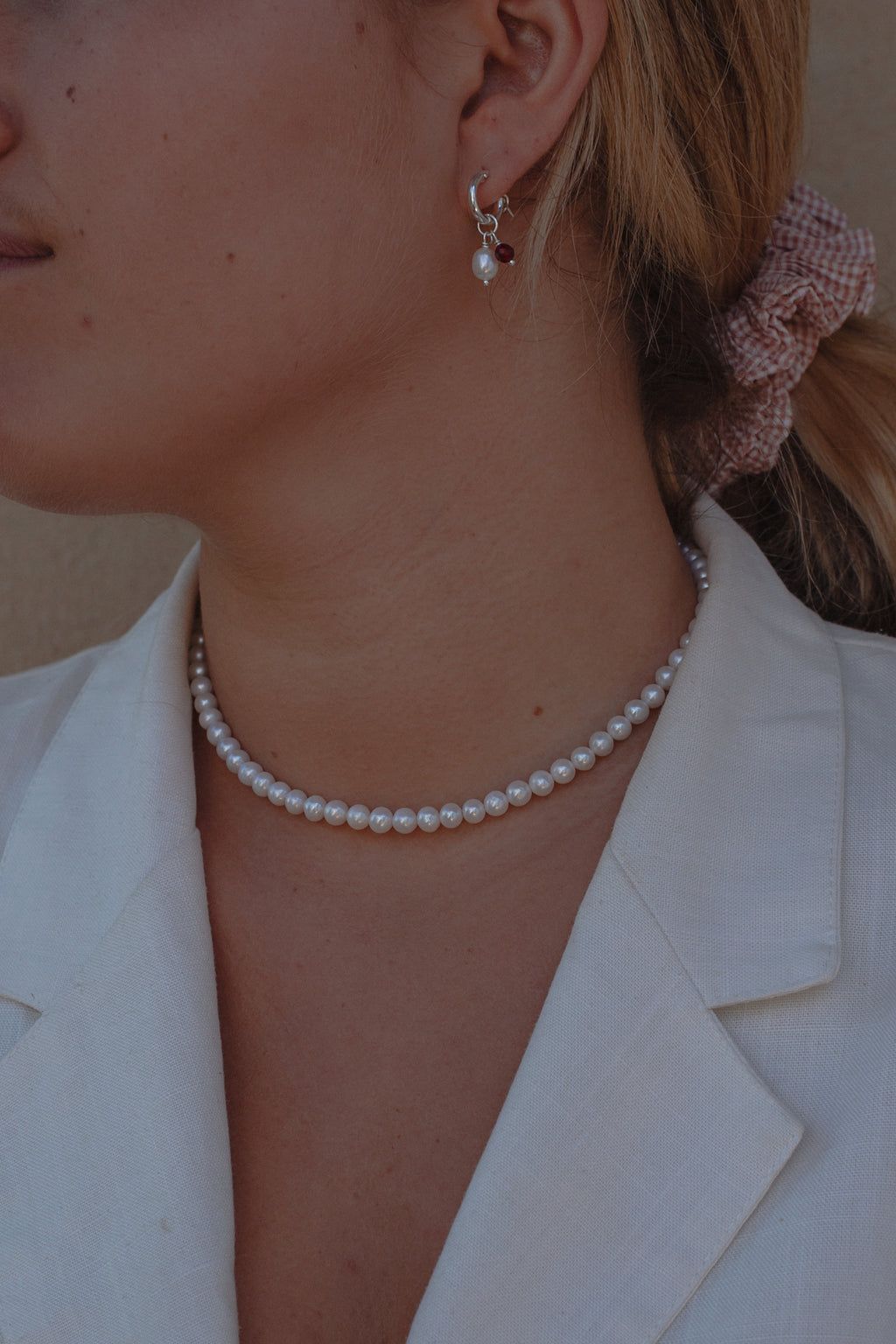 5mm Pearl Choker- Gold Filled