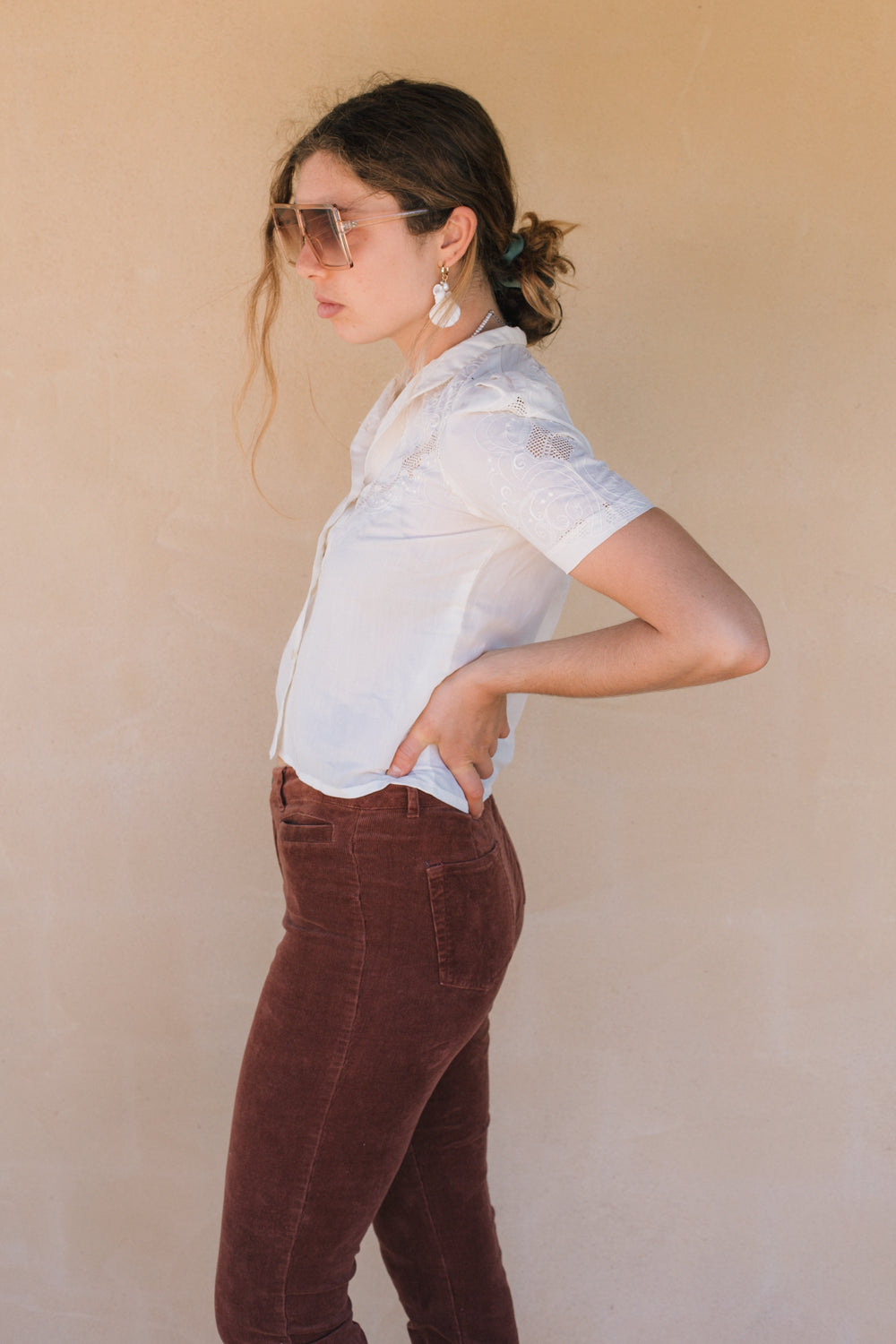 Pants - Brown Corduroy
