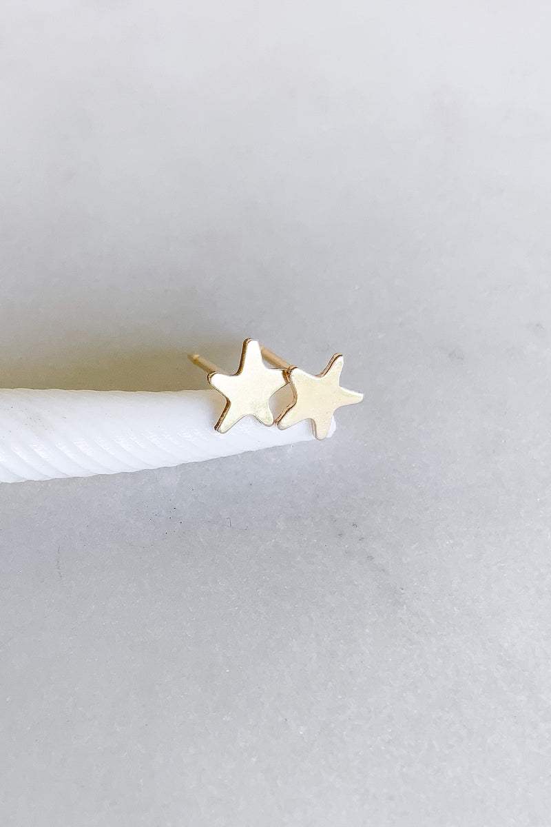 Tiny Star Stud - Gold Fill