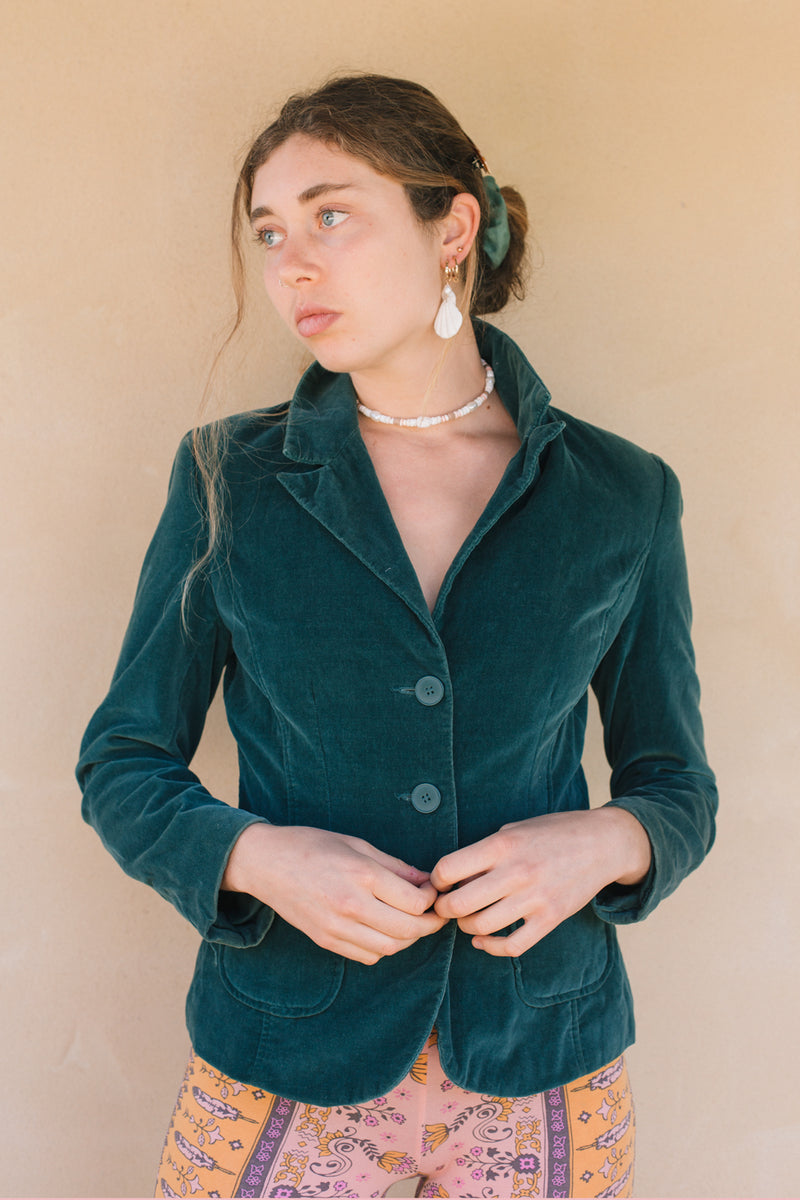 Jacket - Emerald Velvet