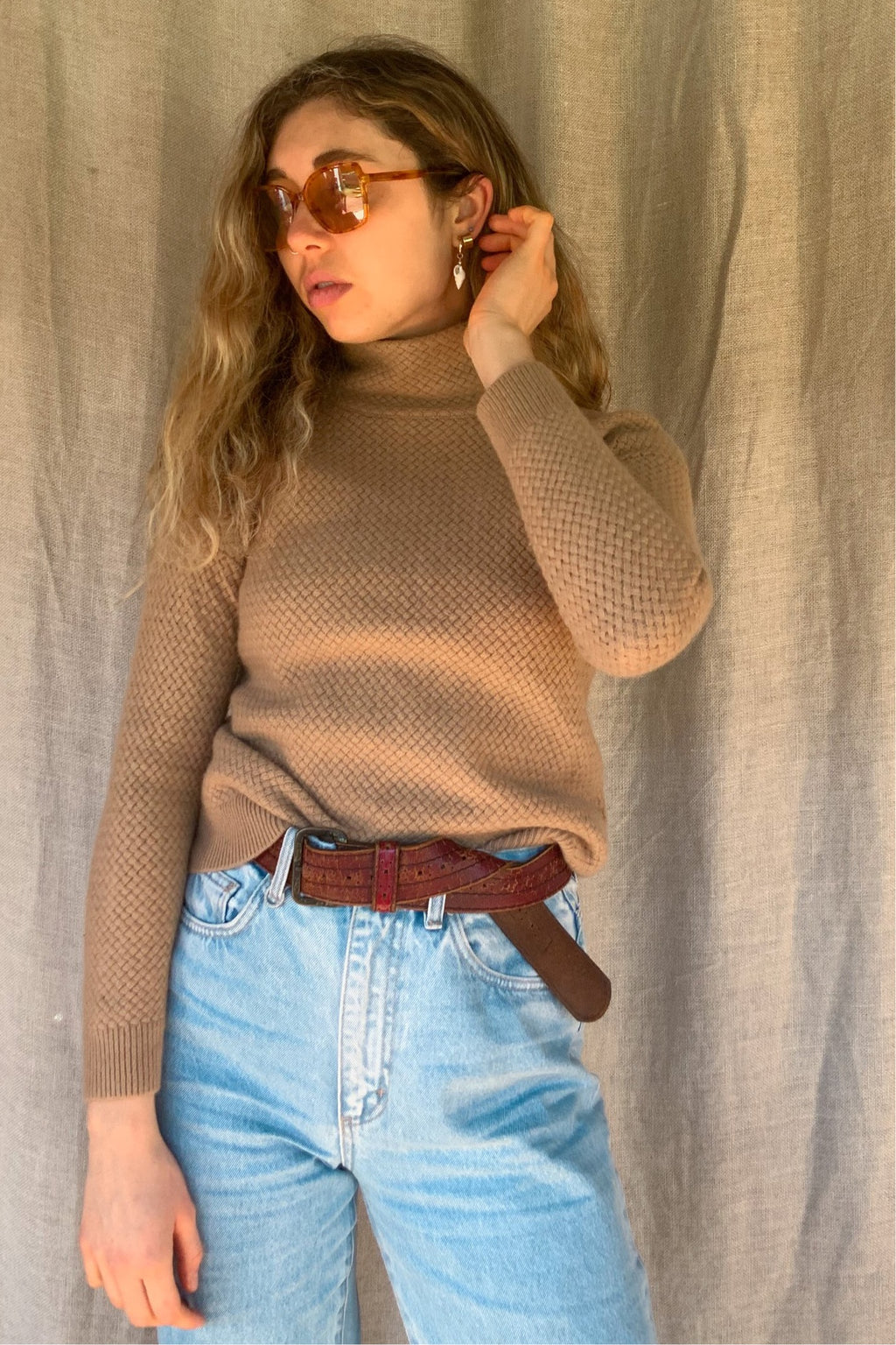 Brown Cashmere Knit