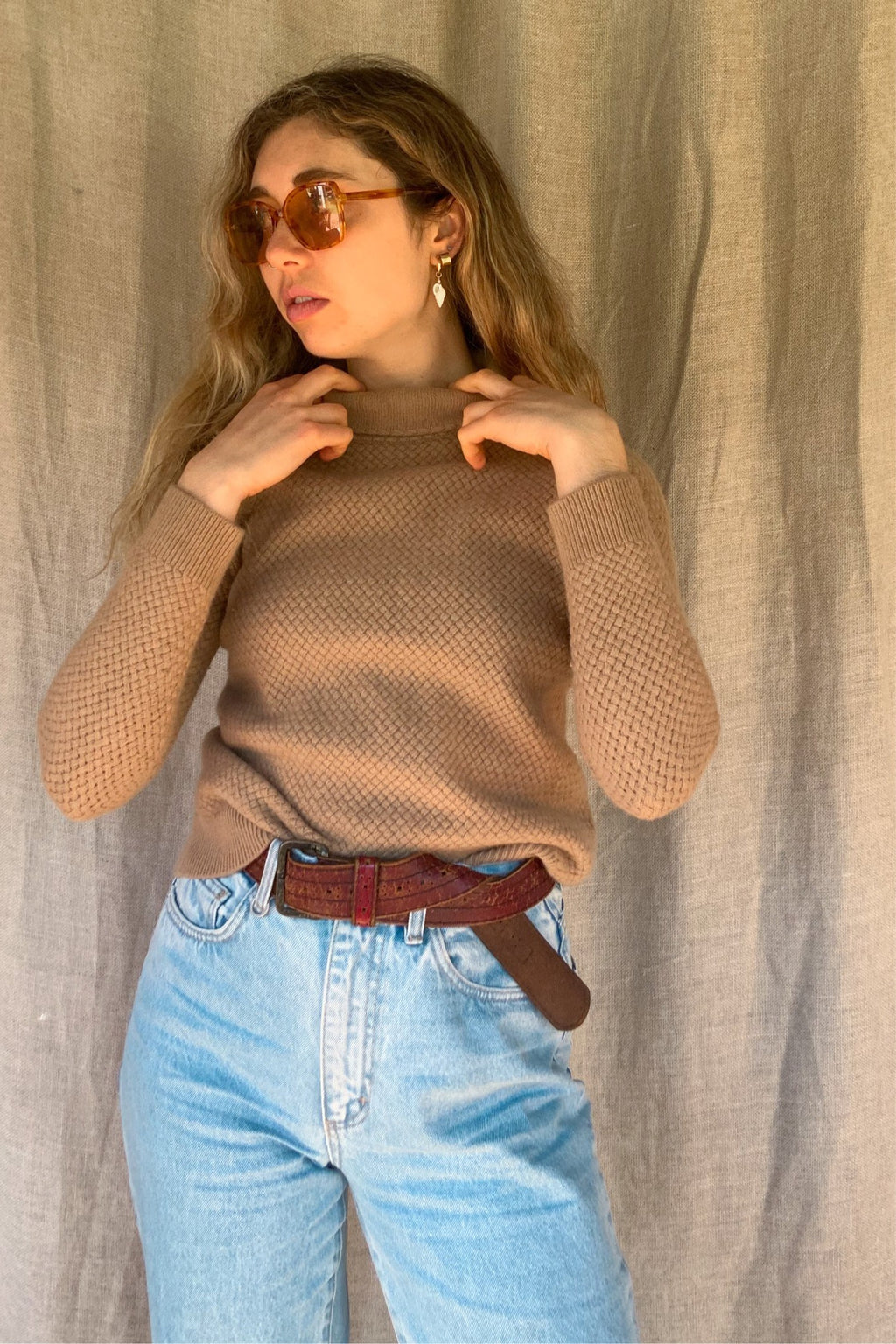 Brown Cashmere Knit