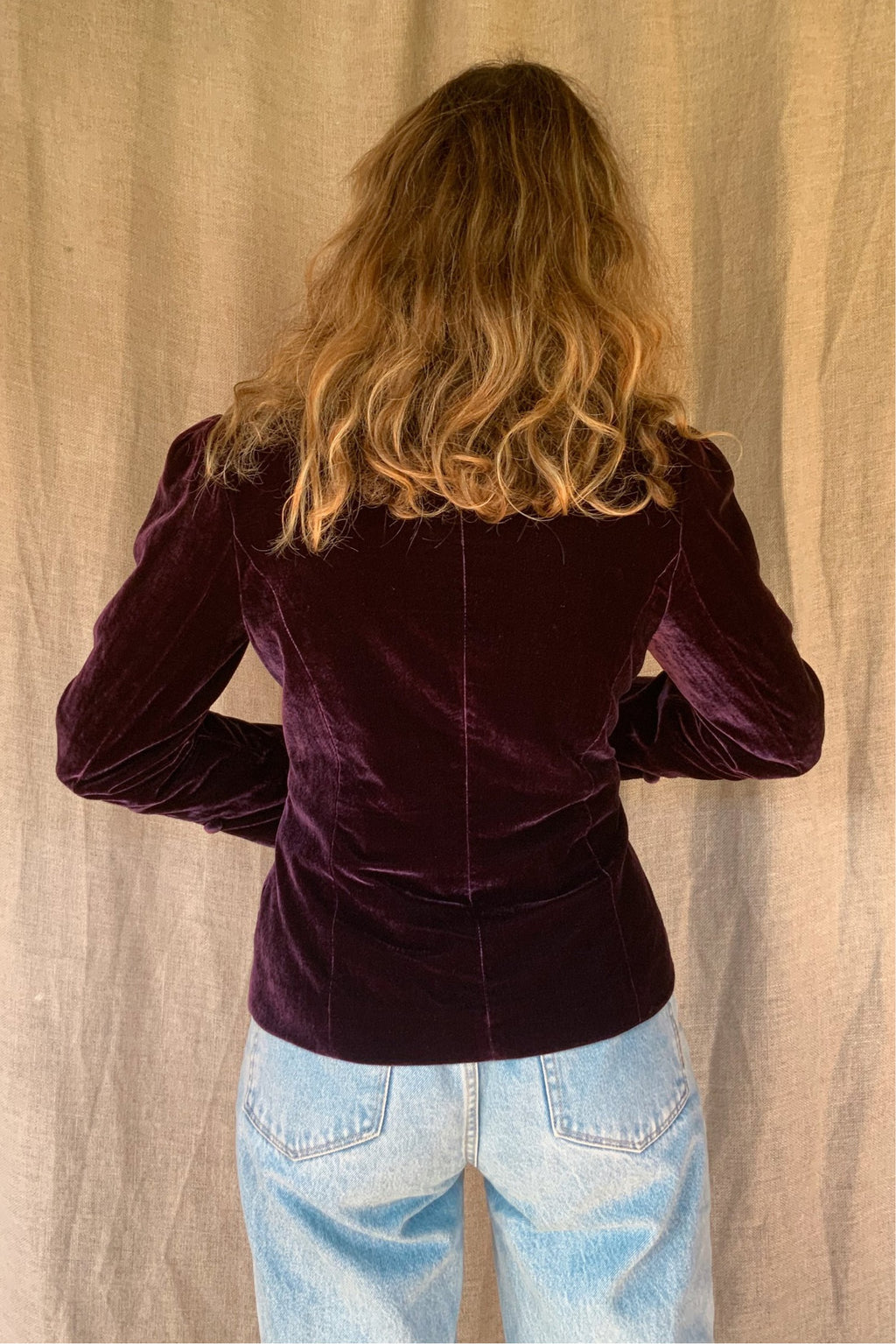 Purple Velvet Jacket