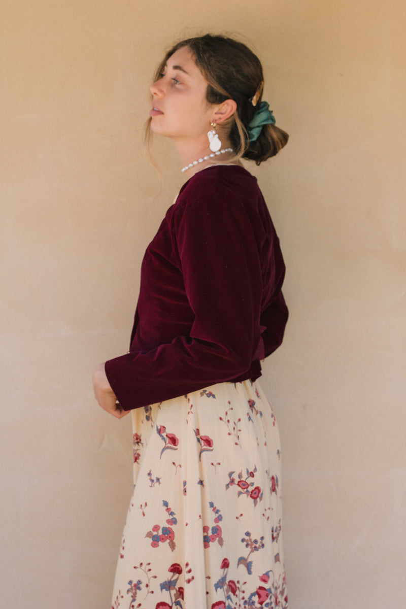 Jacket - Cherry Velvet
