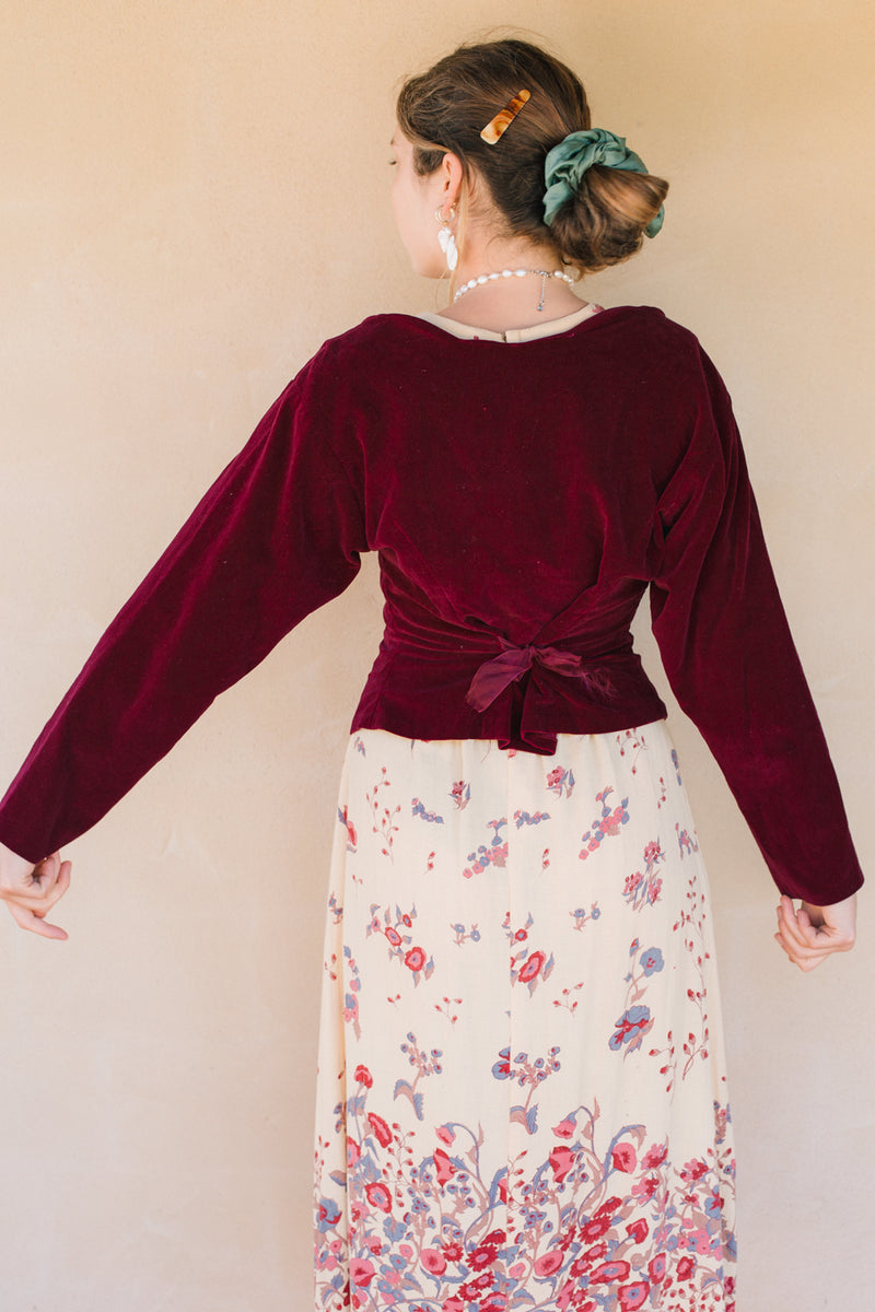 Jacket - Cherry Velvet